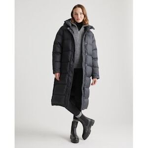 Quince Responsible Down Long Puffer Jacket Black Outerwear M